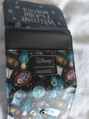 Loungefly Disney Haunted Mansion Black Multicolor Card Holder